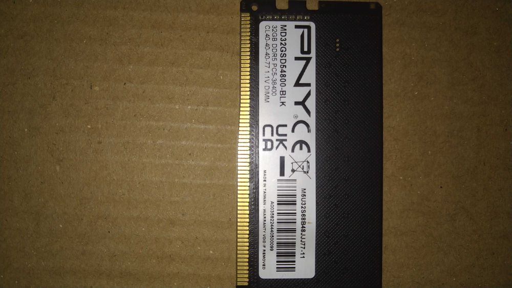 Pamięć RAM DDR5 32GB 4800MHZ PNY 1x32gb