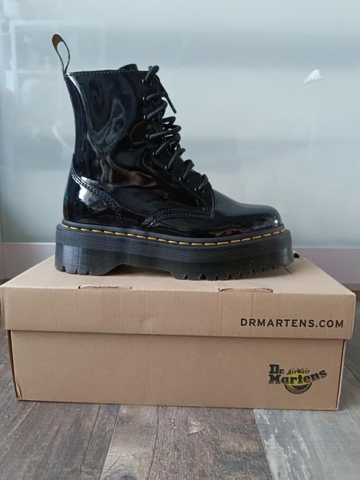 Dr. Martens Jadon Black Patent Lamper 38
