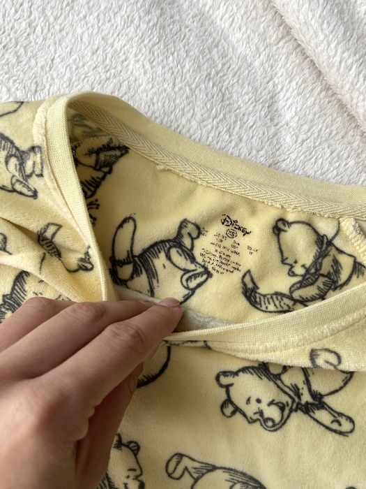 тепла флісова піжамка disney primark, теплий домашній костюм дісней