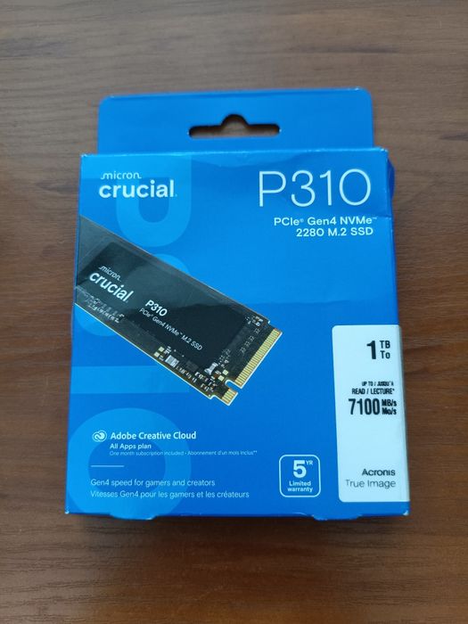 SSD M.2 Nvme Crucial P310 1Tb PCI Express 4.0 x4