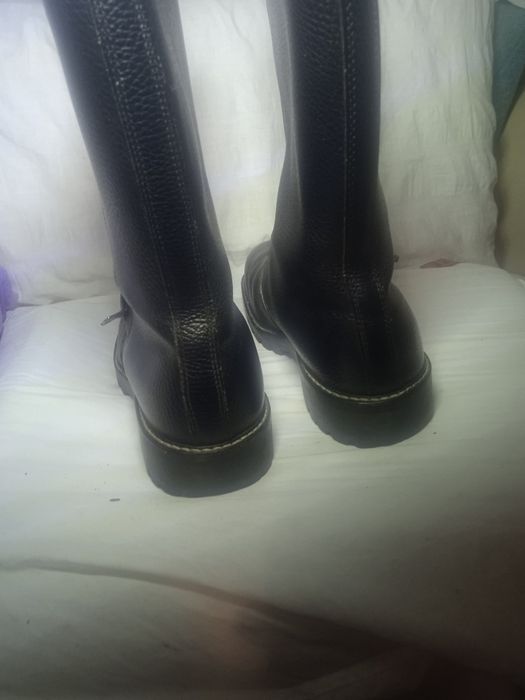 Мужские зимние кожаные сапоги Alpin military Розмер39, стелька 25,5см