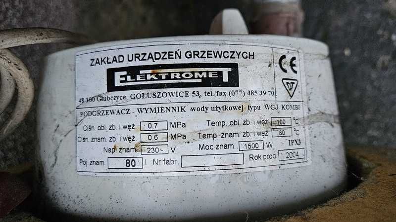 piec zasypowy 12kW + zasobnik c.w.u 80L