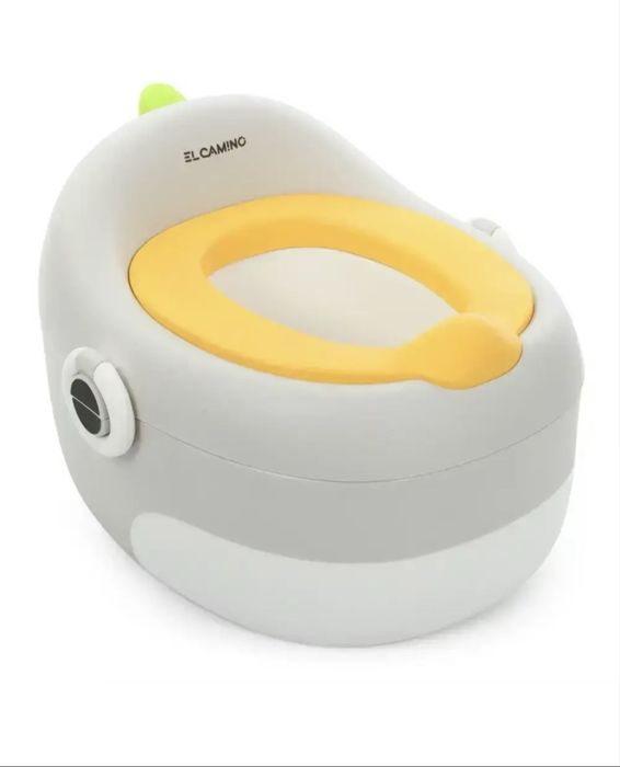 Дитячий горщик Діно дінозавр Babyhood 3в1 сірий