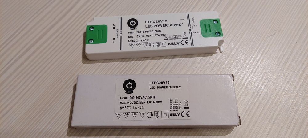 Zasilacz led FTPC 20W 12V