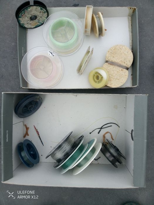 Material de pesca avariada