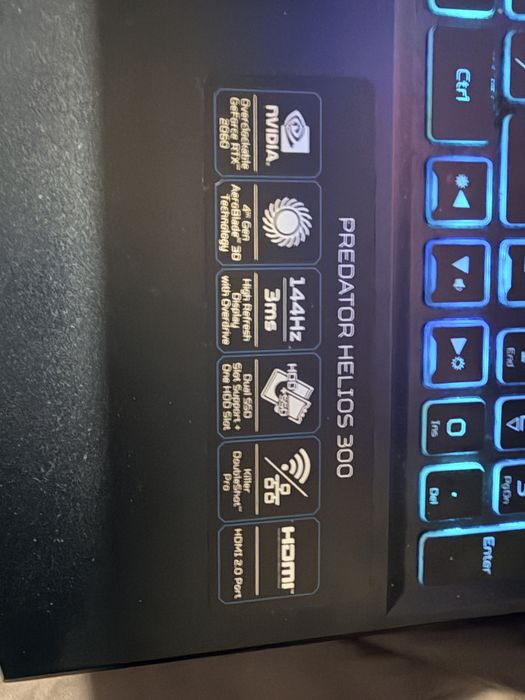 Laptop Predator Helios 300