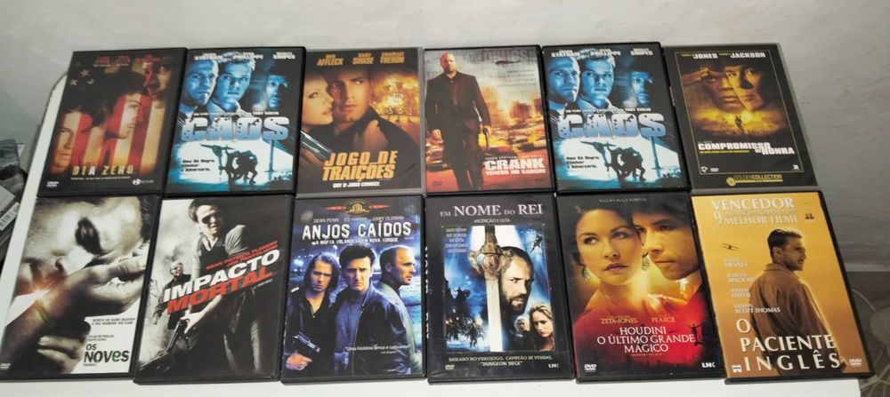 lote de filmes dvd