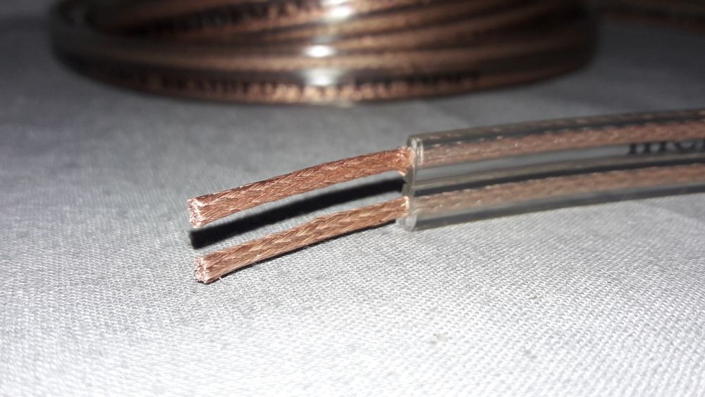 Кабель акустический. OFC (бескислородная медь). Тайвань.