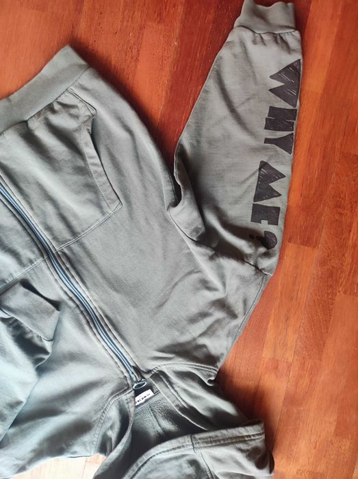 Bluza rozpinana khaki, kaptur Coccodrillo, Chłopiec 152