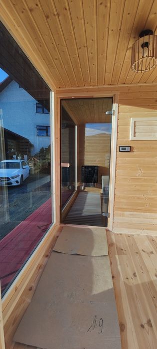 Sauna PREMIUM sauna ogrodowa z przedsionkiem
