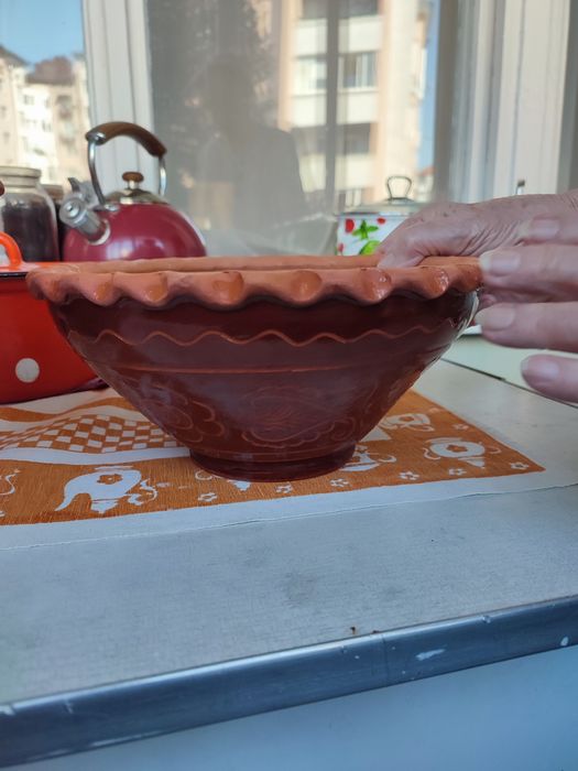 Глинана миска ручна робота