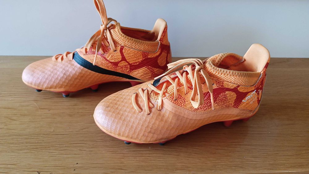 Buty do piłki nożnej (korki) Kipsta Viralto III FG Mango rozmiar 35