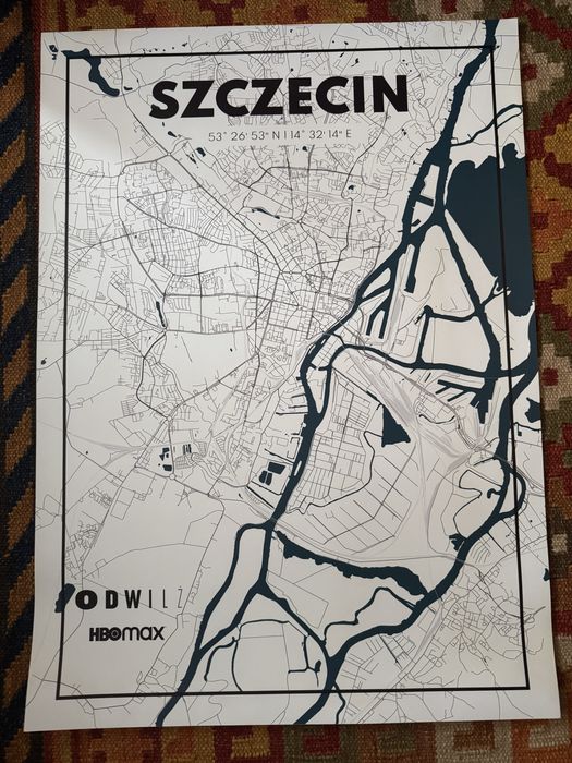 PLAKAT MAPA z serialu Odwilż | SZCZECIN