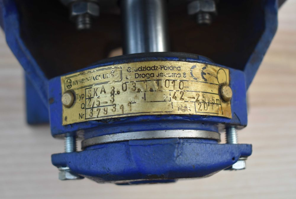 Pompa hydroforowa SKA 3.03 Naprawa, Regeneracja, Pompy Próżniowe