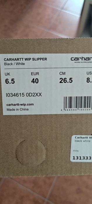 Chinelos Carhartt n°40 usados 1x