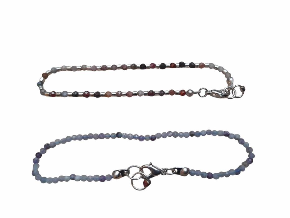 Naszyjnik fluoryt plus bransoletka