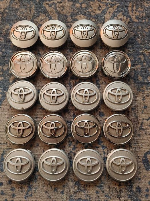 Dekielki alufelgi Toyota 57mm x 53mm oryginal na sztuki