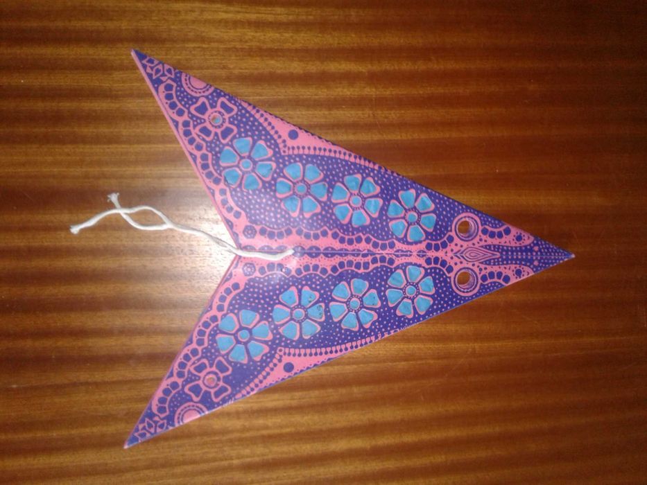 Estrela de papel nova (várias cores)