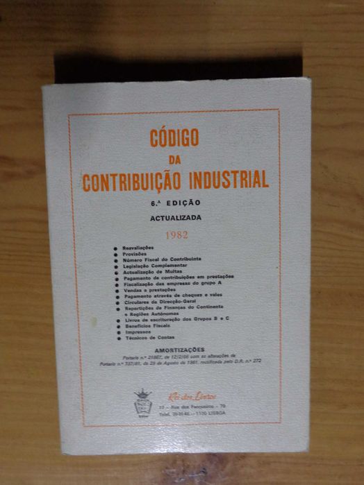 Livro – Código da Contribuição Industrial
