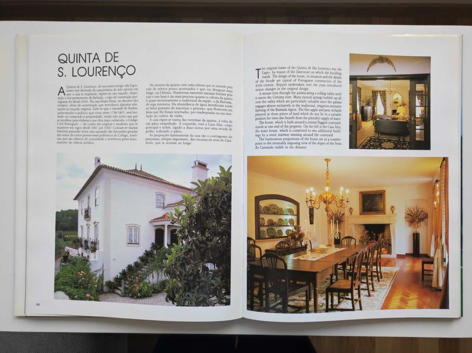 Livro A Tradição de Portugal - Casas de Turismo