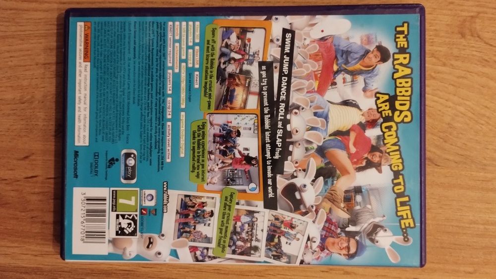 Gry Rabbids Alive&Kicking oraz Kinect Adventures