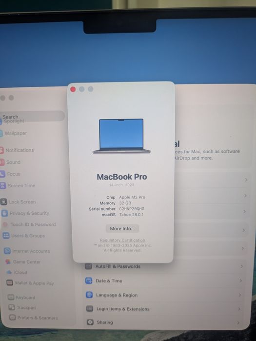 MacBook Pro 14 - M2 Pro - 32 Gb - Como Novo