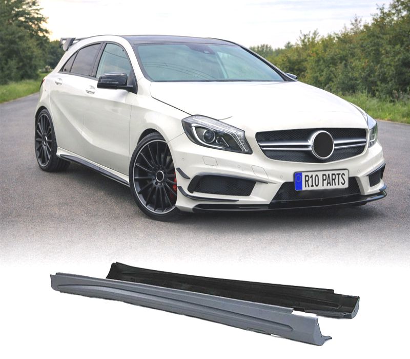 EMBALADEIRAS LATERAIS MERCEDES CLASE A W176 CLA W117 LOOK AMG