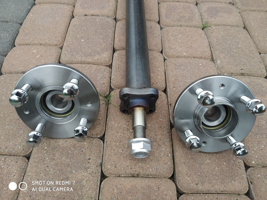 NOWA oś do przyczepki wózka ogrodowego atv mauzer