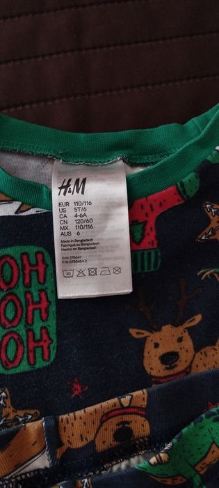 Новорічна піжама H&M 110-116