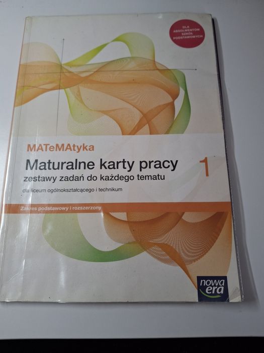 Maturalne karty pracy matematyka nowa era 1 rozszerzenie