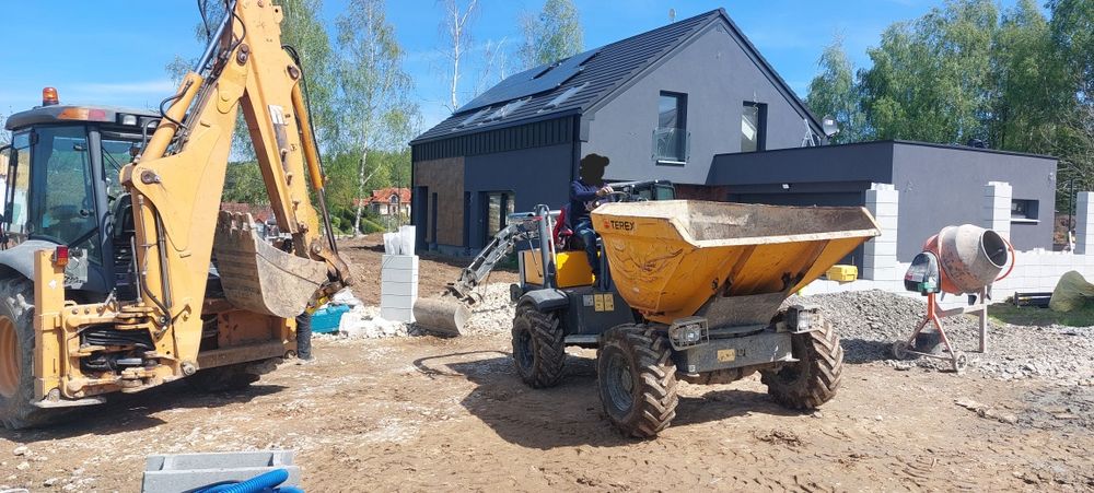 Mini Koparka   Młot wyburzeniowy , Koparko ładowarka  ,Kamień, Wozidło