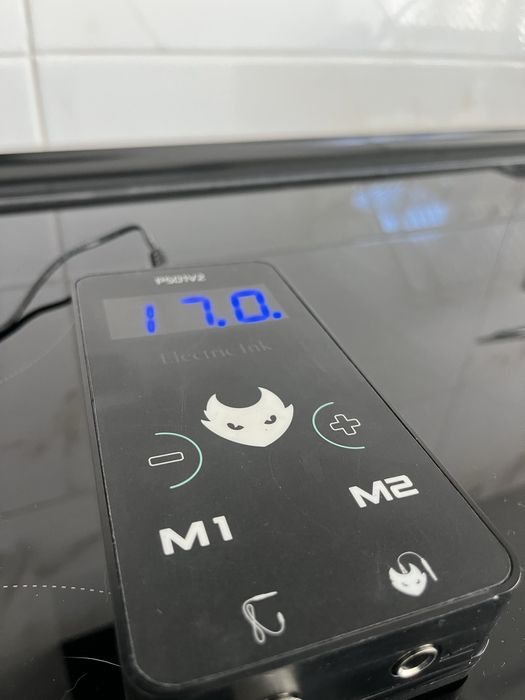 Máquina de Tatuagem Electra Pop + Fonte Electric Ink +Cabo Alimentação