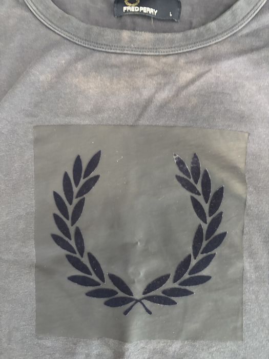 Fred perry лонгслів кофта біг лого