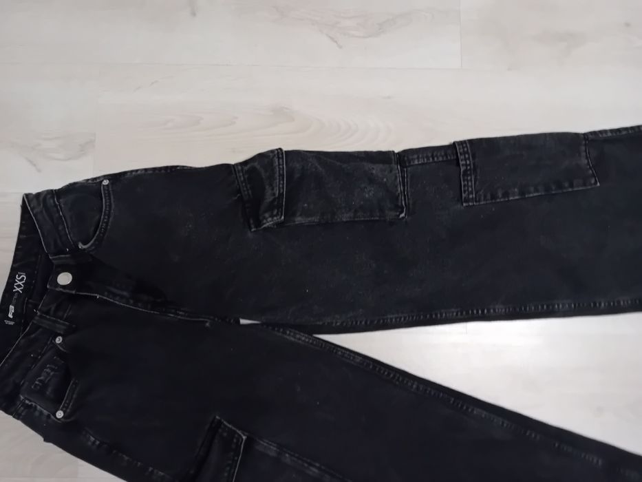 #ÐB Sisiter spodnie czarne szerokie nogawki