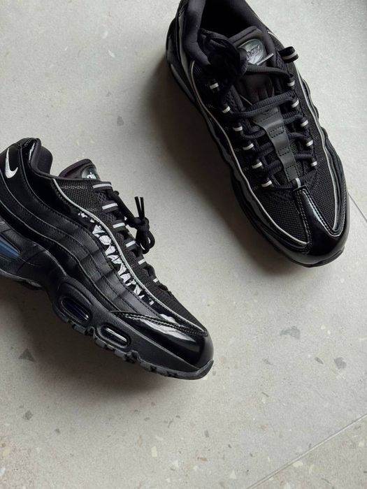 Оригинал Nike Air Max 95 OG ‘Black Patent’ (IB6397 001) черние найк аир макс