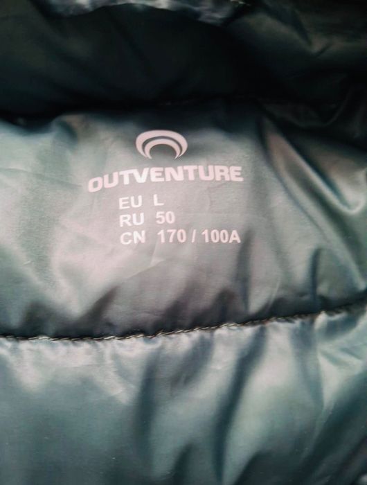 Куртка пуховик 90% пух, 10% перо, розмір L