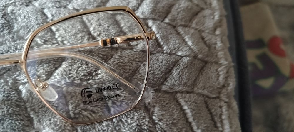 Nowe okulary zerówki z filtrem światła niebieskiego