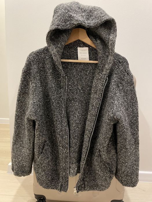 Sweter z kapturem rozpinany ZARA 152