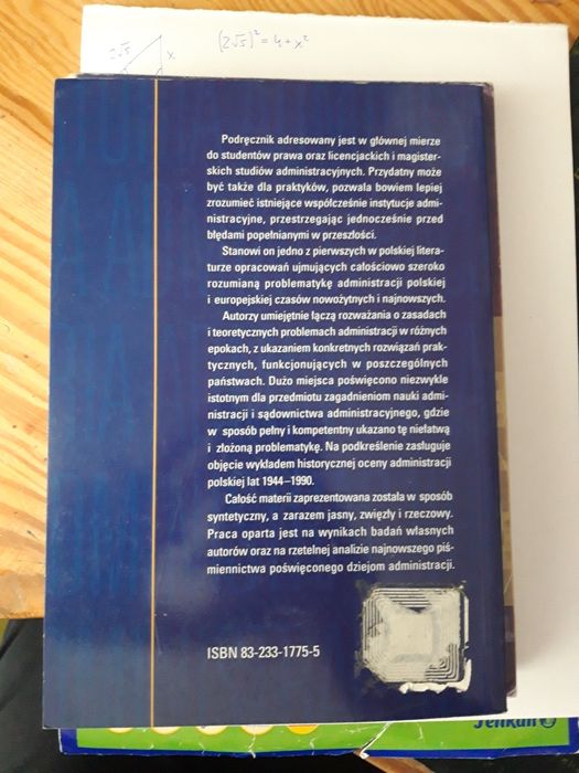 Historia administracji i myśli administracyjnej
