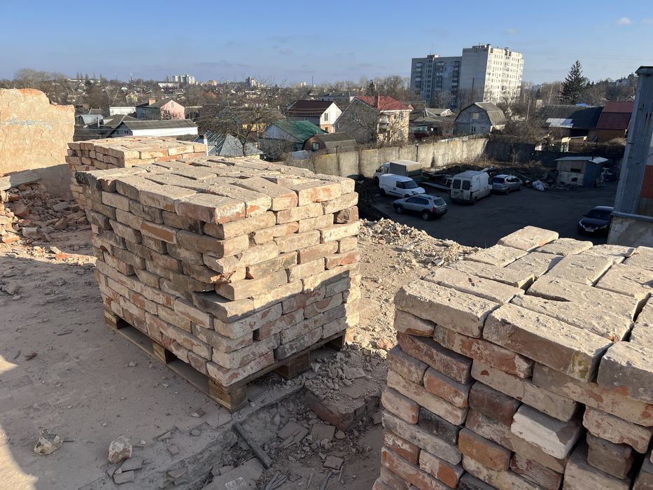 Цегла червона  старовинна кирпич красный вогнетривка цегла