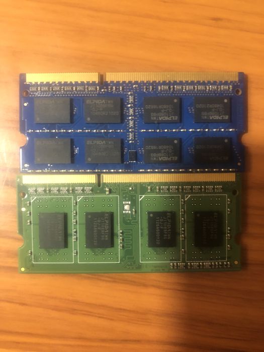 Оперативна пам*ять для ноутбука. DDR3 2GB Elpida,:DDR3 1GB Asint