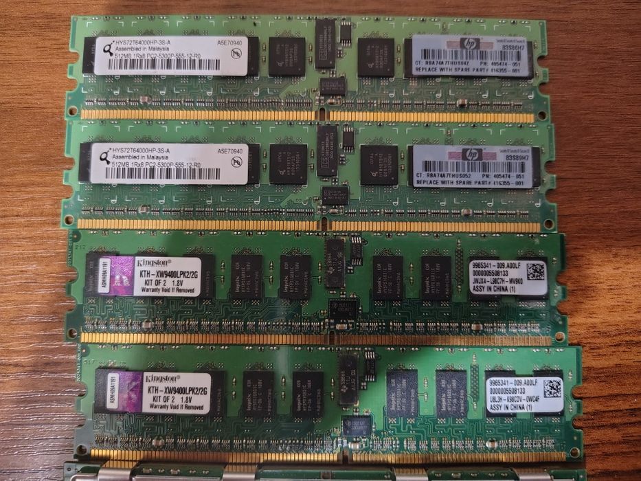 Оперативна пам'ять DDR, DDR2 SODIMM, DDR2, DDR3 SODIMM