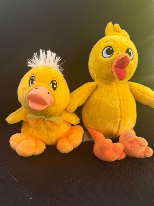 Maskotki pluszaki żółte kaczuszki