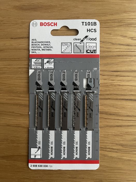 Brzeszczot do drewna firmy Bosch T101B HCS 5szt