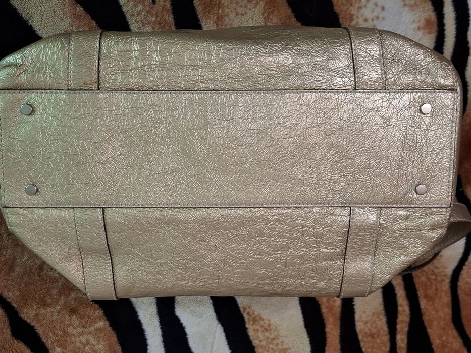 złota,skórzana torba Picard