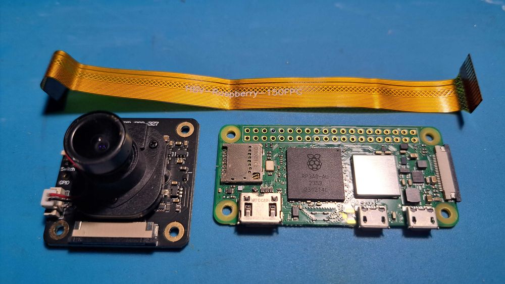 Raspberry Pi Zero 2 W + камера + шлейф