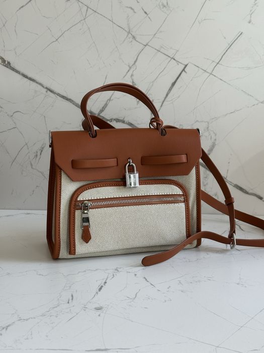 Сумка Hermes Herbag 25 sm gold, ермес хербек рижа, эрмес черная