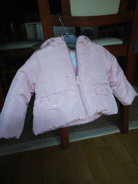 Casaco impermeável e quentinho bebé 9-12 meses