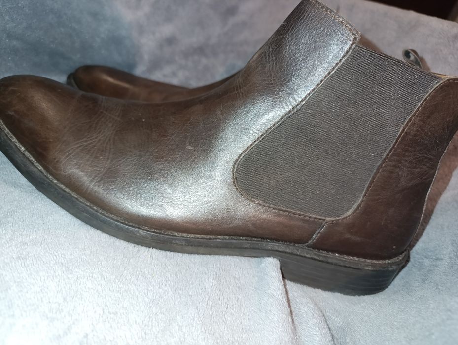 Sztybety 45 kozaki 45 SKORA NATURALNA buty 45 buty męskie 45