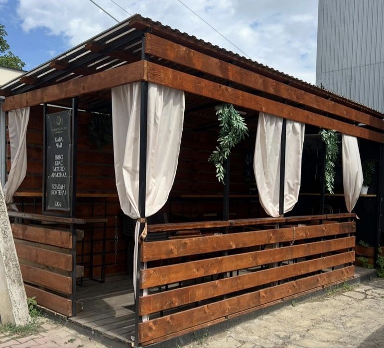 Бісєдка ,  альтанка, навіс, павільйон